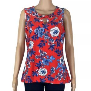 TOMMY-HILEIGER Top/ Blouse Size L Sleeveless multicolor